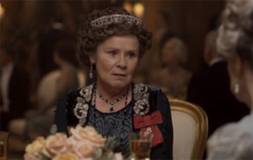 Imelda Staunton dans la série «Downton Abbey».