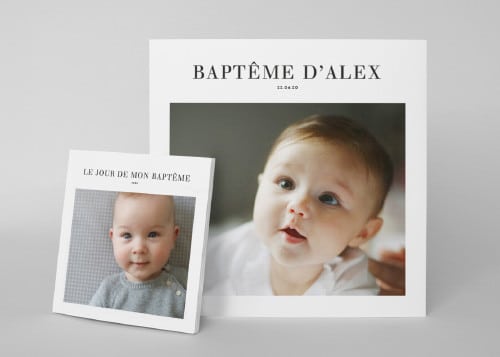 Livre photo pour baptême