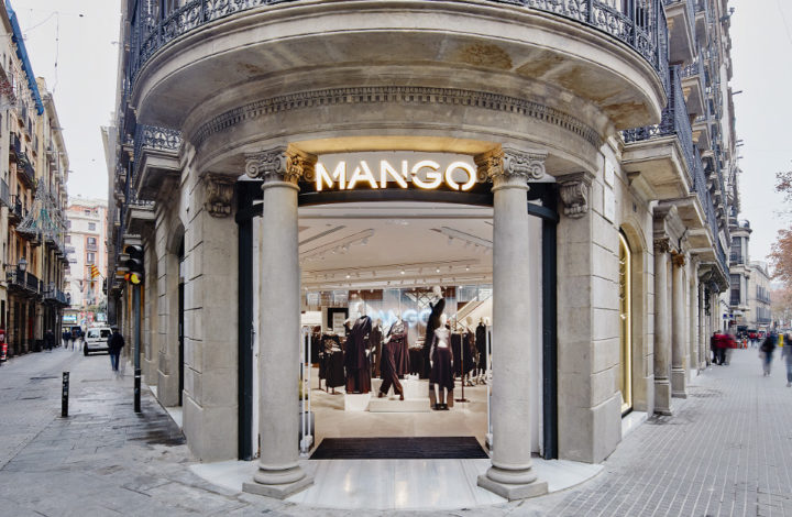 Mango - Blouse simili cuir