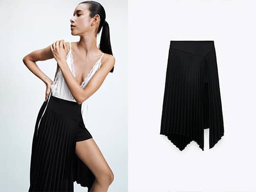 Un look hyper tendance pour l'été avec cette jupe Zara