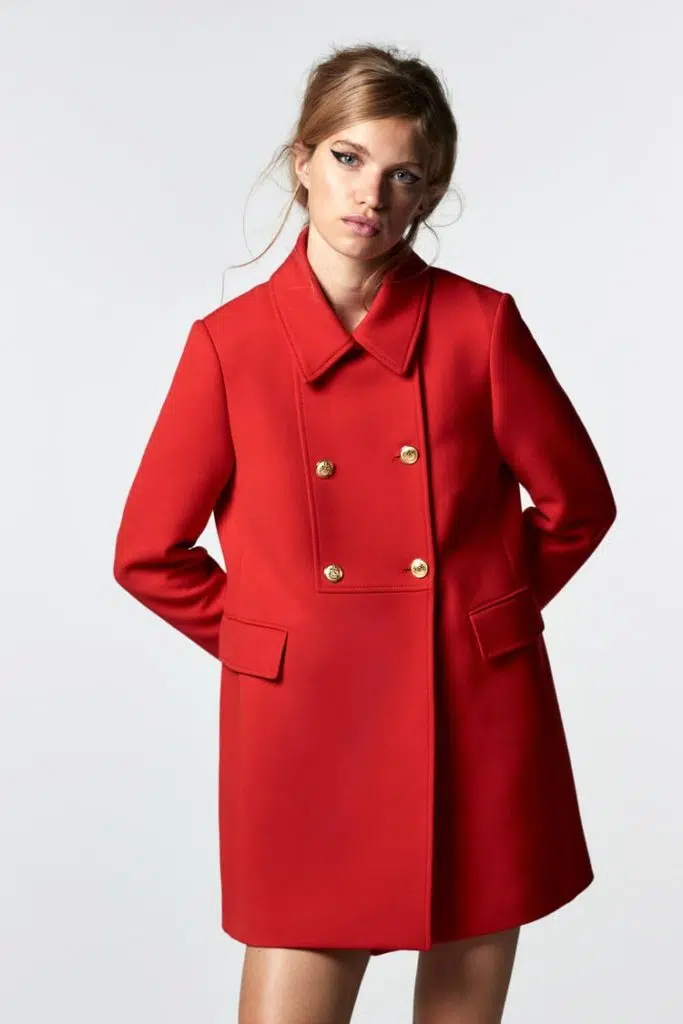 Un manteau Zara coloré pour l’hiver