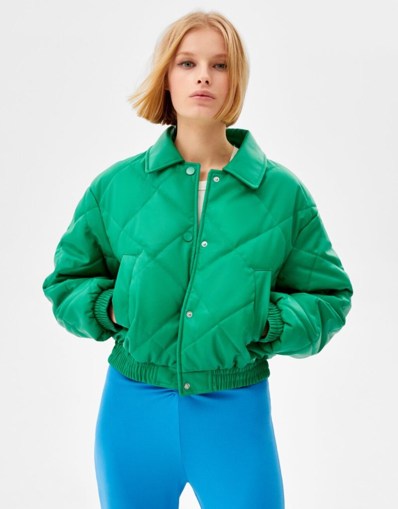 Une veste matelassée Bershka pour adopter la tendance mode hiver 2022