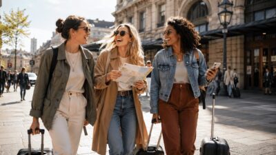 organiser une virée entre filles à l'étranger