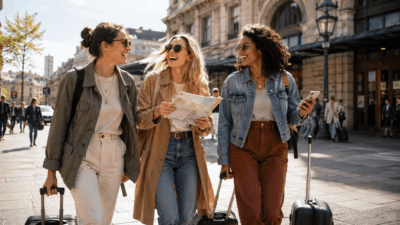 organiser une virée entre filles à l'étranger