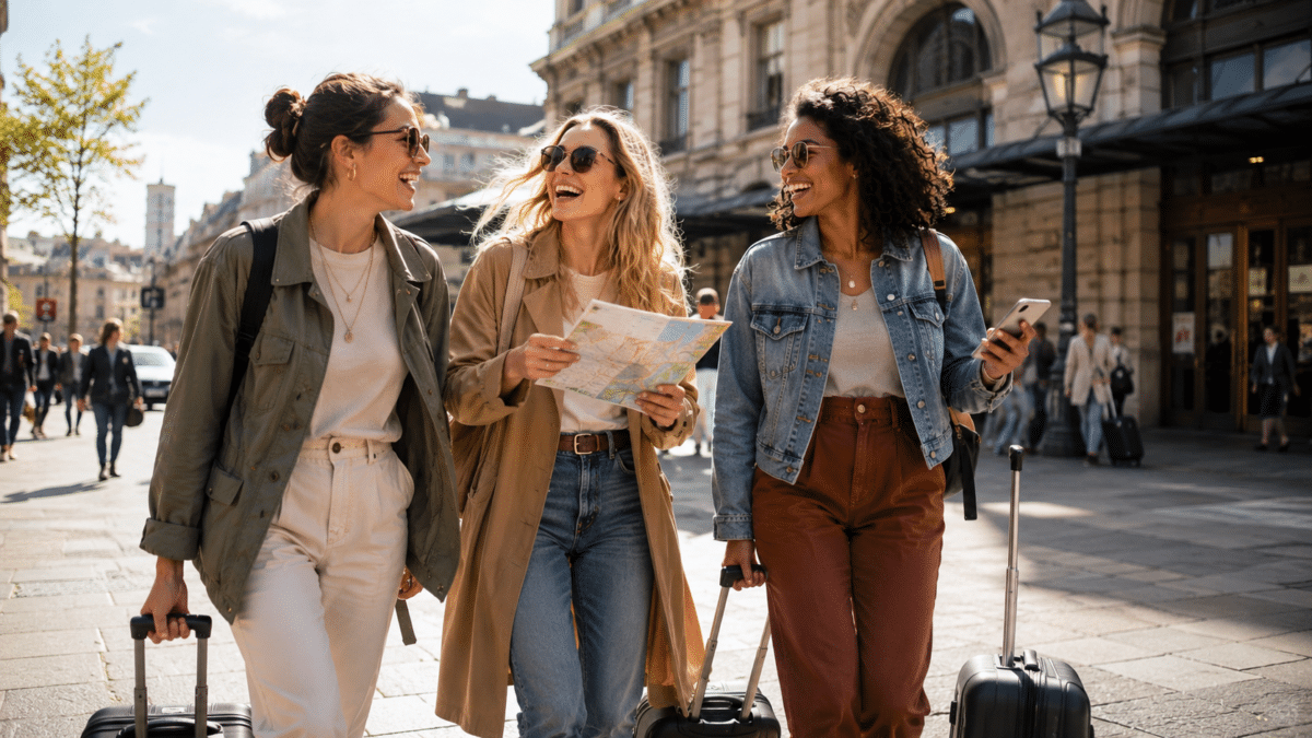 organiser une virée entre filles à l'étranger