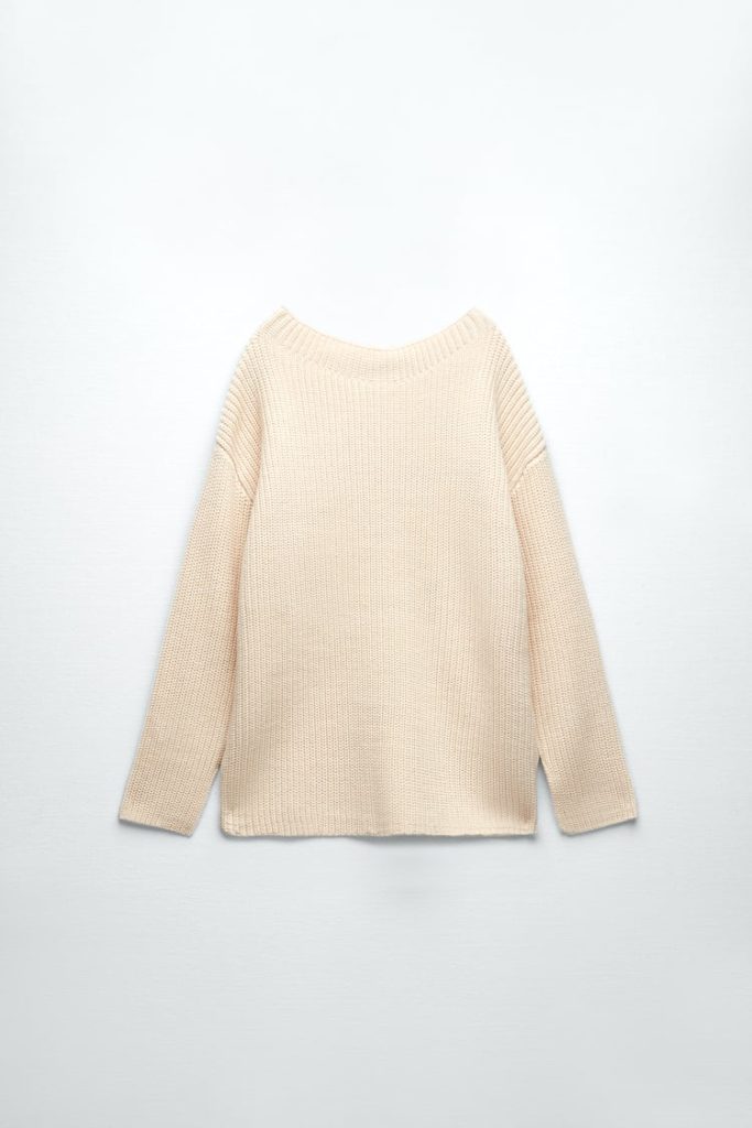 Un pull Zara pour adopter la mode du minimalisme