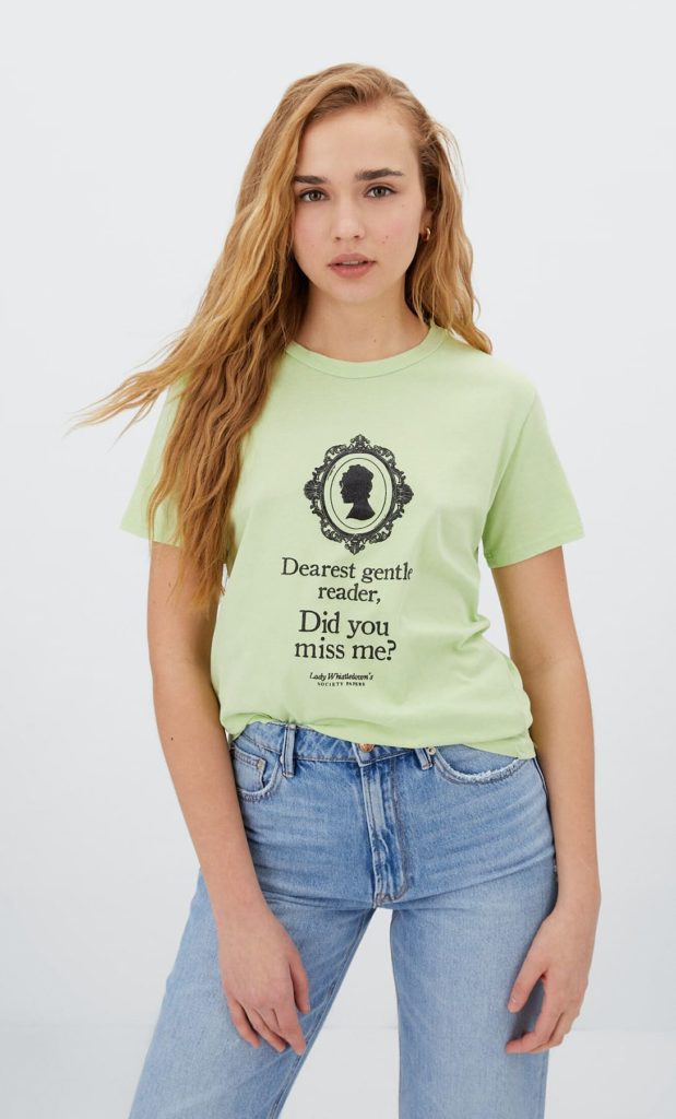 Un tee-shirt Stradivarius pour le printemps