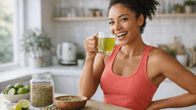Boisson à base de café vert