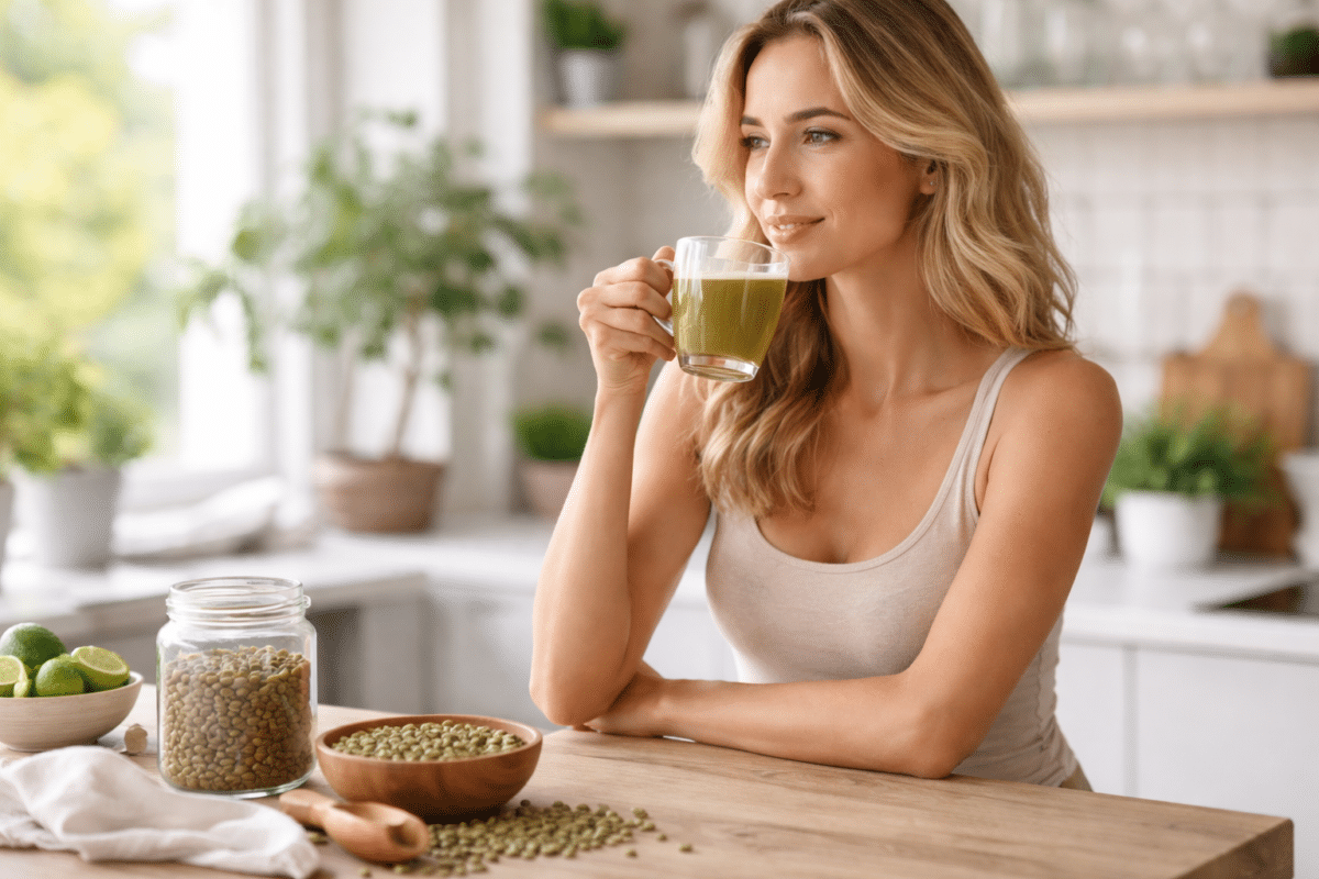 Boisson à base de café vert