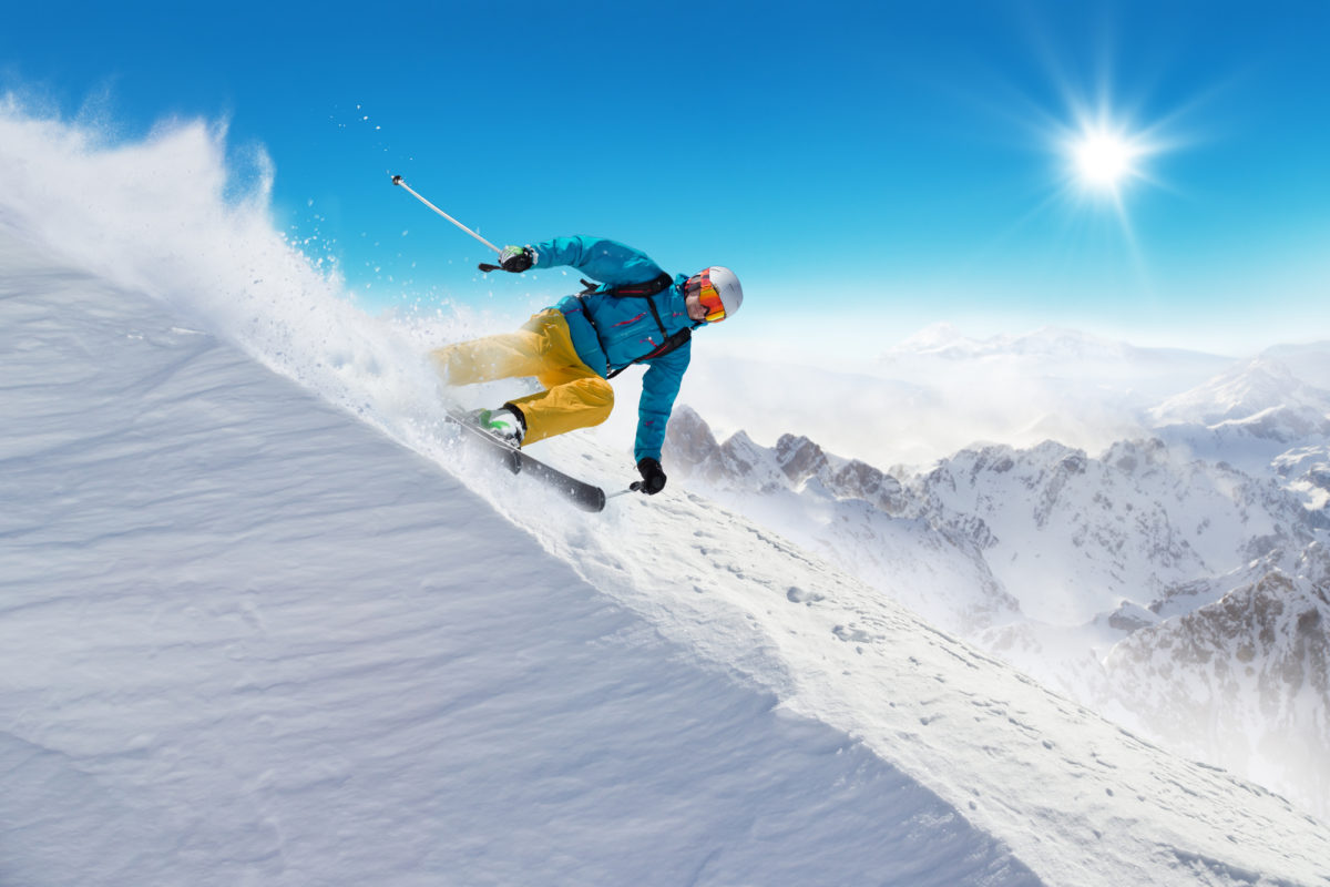 Partir skier dans les Alpes