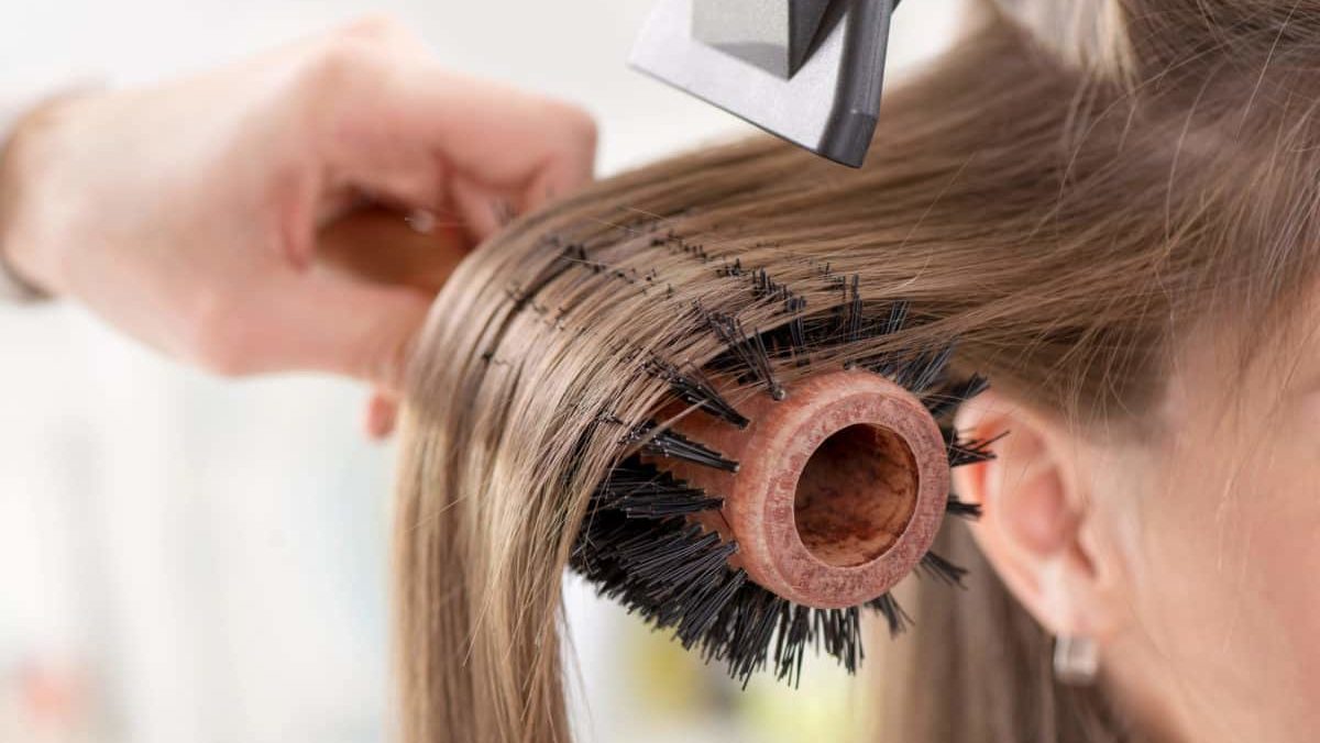 Brushing sans sèche-cheveux