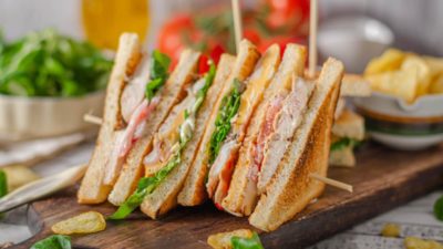 Délicieux sandwich léger
