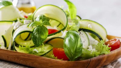 Salade de courgettes orientale