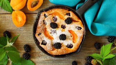 Clafoutis aux abricots de Cyril Lignac