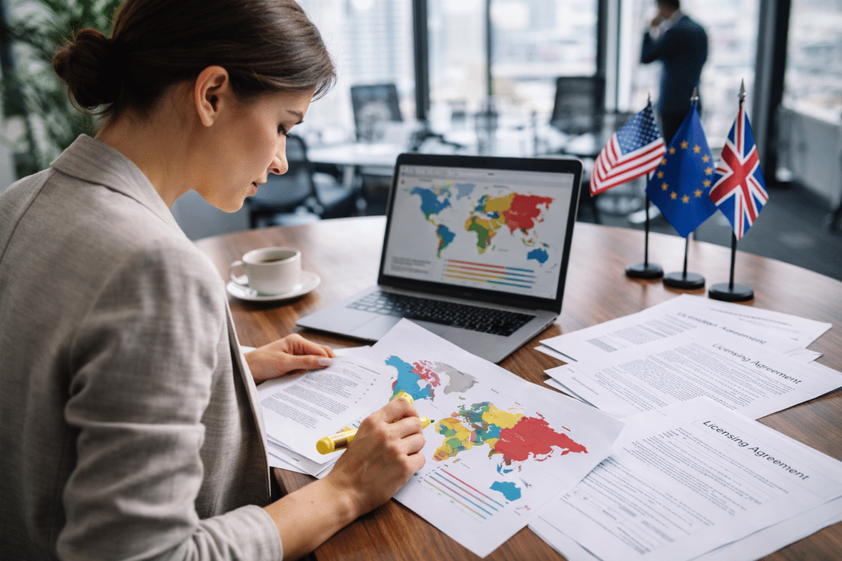 Des droits de diffusion vendus pays par pays