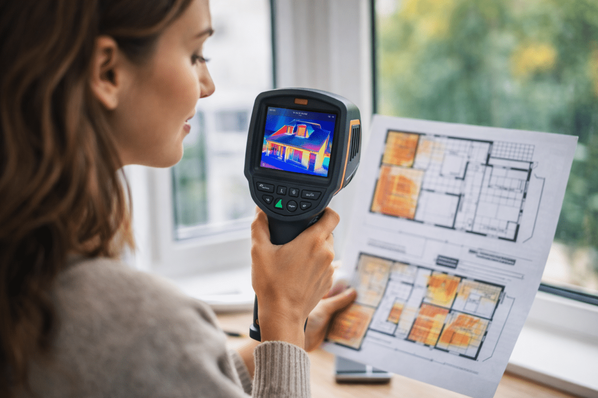 Examen thermique de la maison