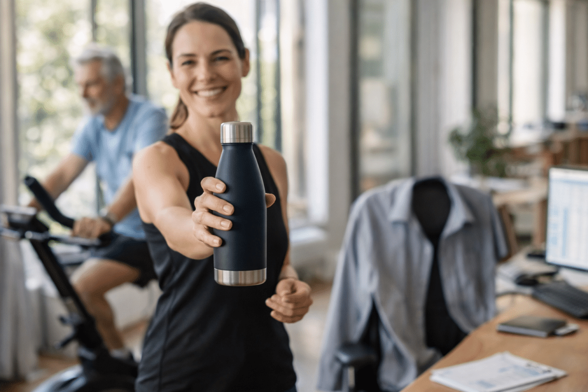 Une gourde isotherme pour la fête des pères
