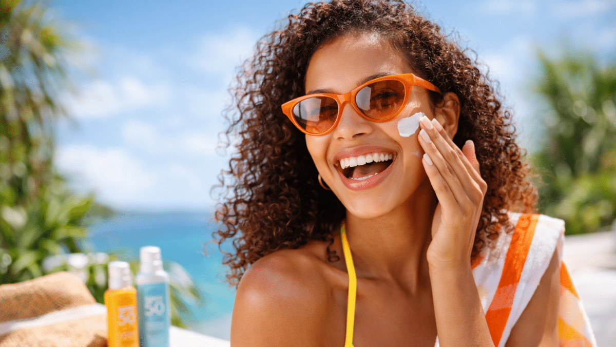 Crème solaire visage