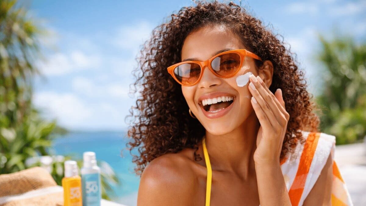 Crème solaire visage