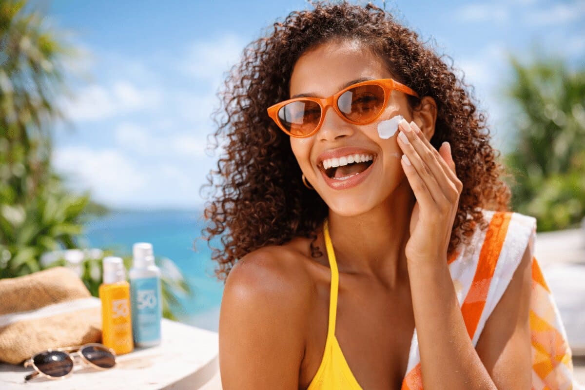 Crème solaire visage
