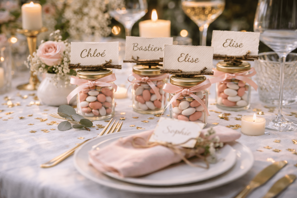 Les détails de votre décoration de table