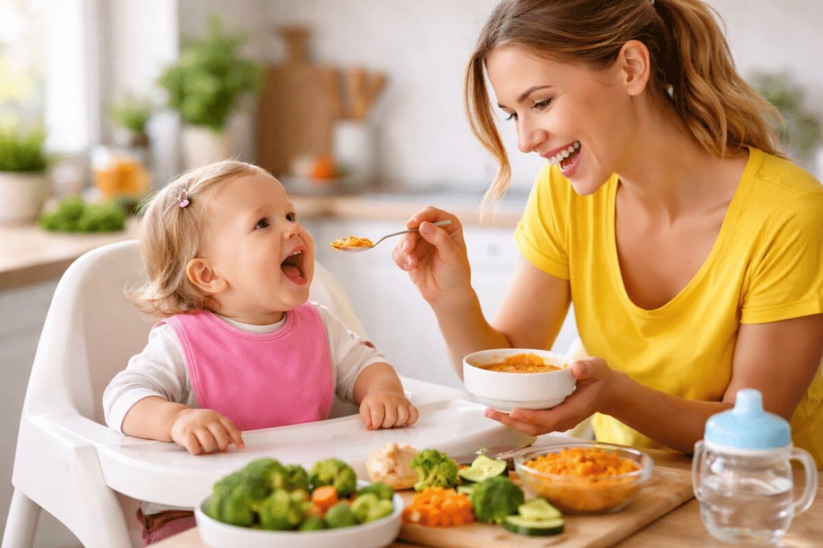 Menus sains et variés pour votre bébé