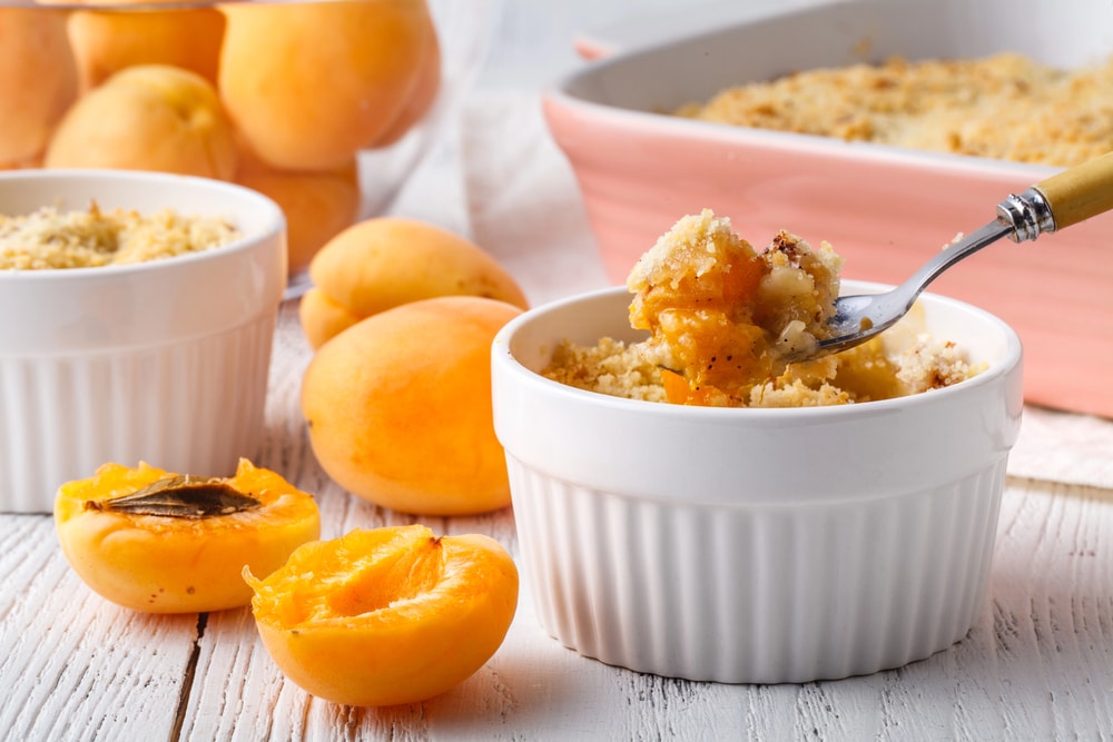 Crumble aux abricots de Cyril Lignac