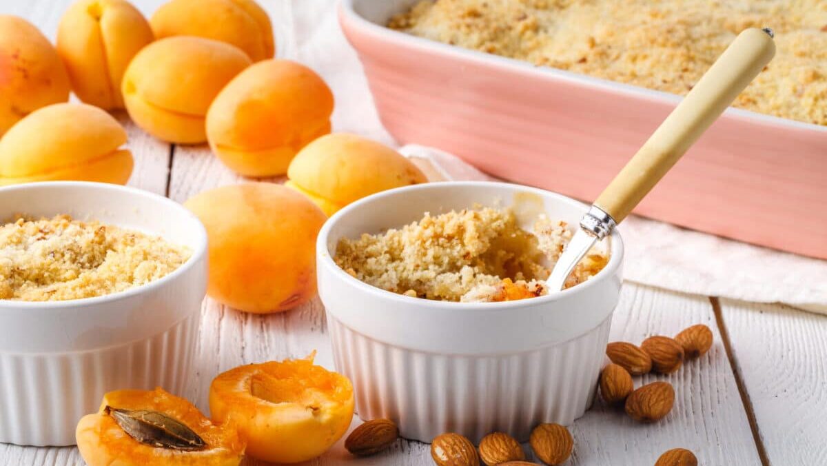 Recette crumble aux abricots