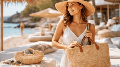 Accessoires en raphia