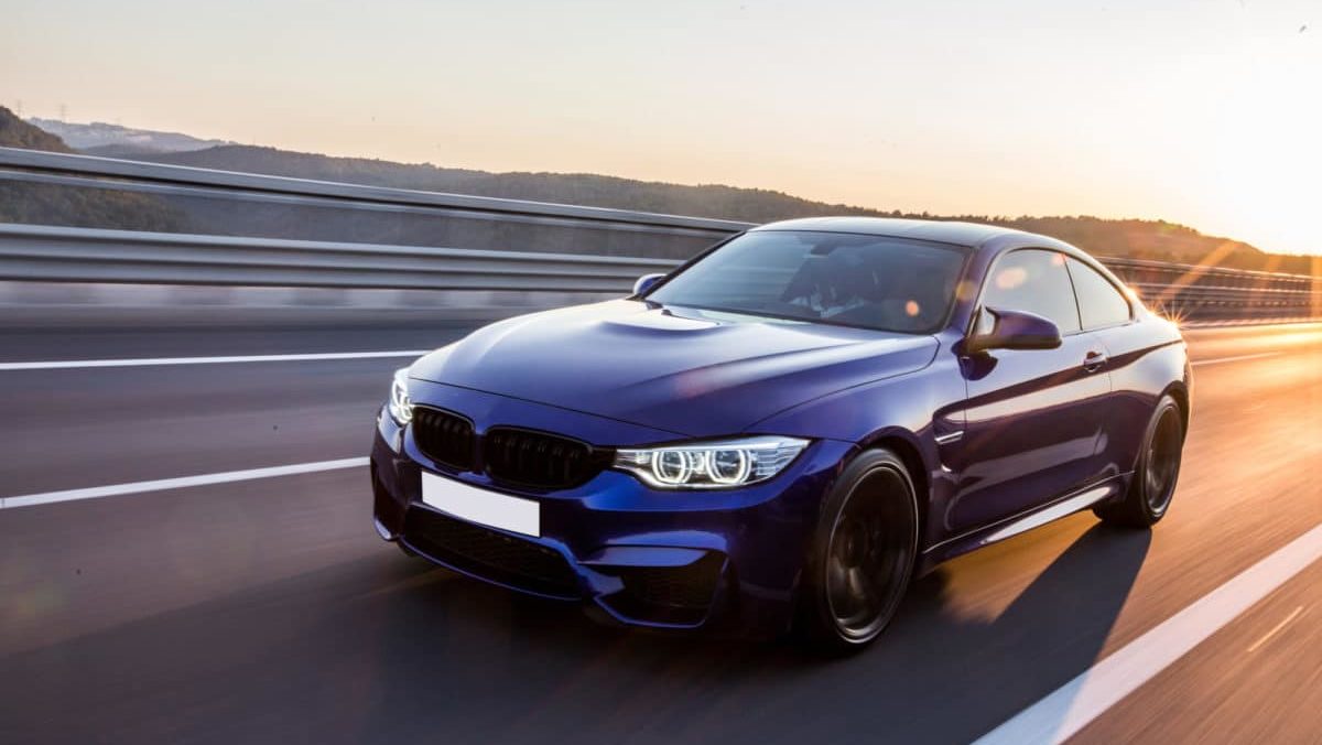 voiture bleu