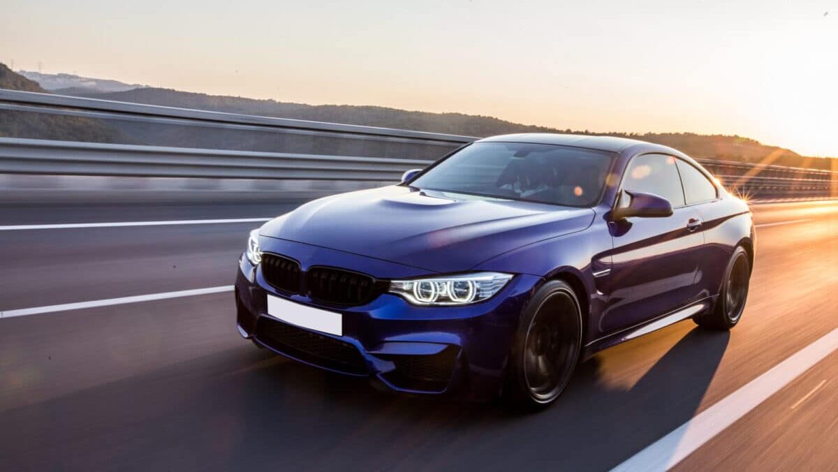 voiture bleu