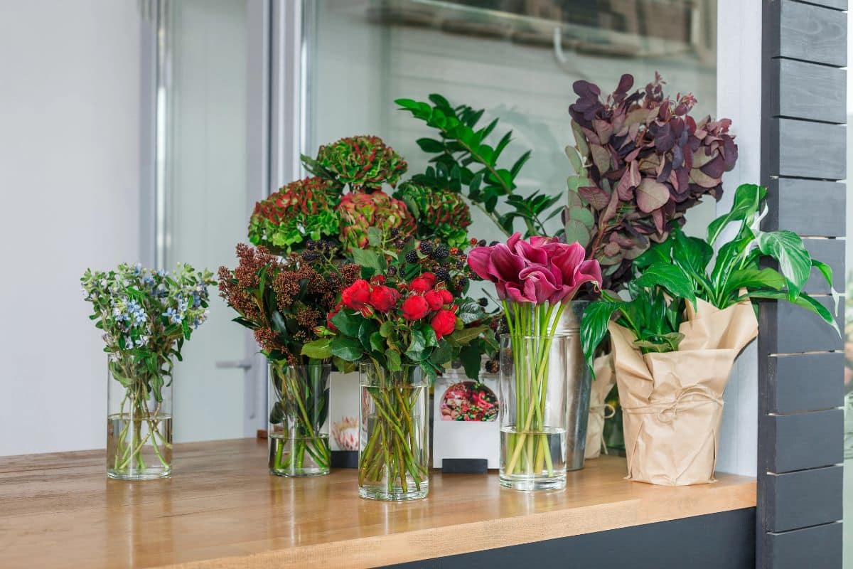 Décorations florales d’intérieur