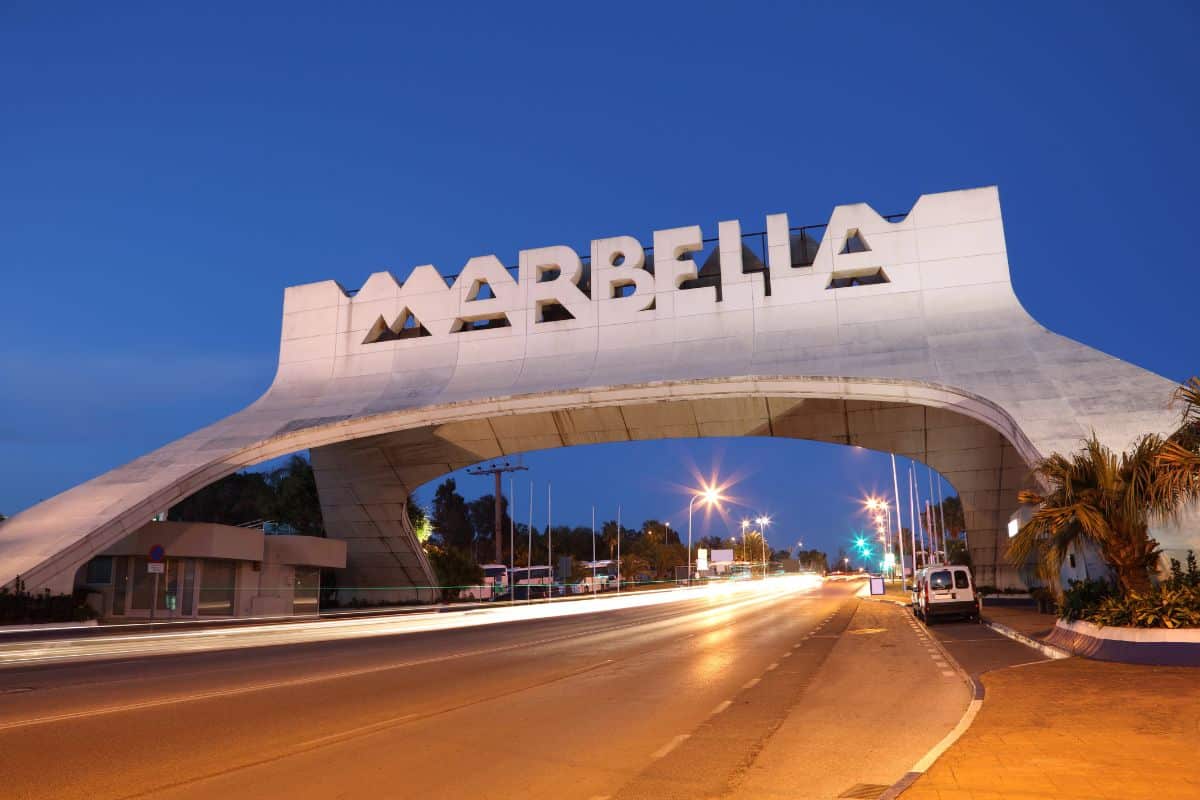 Entrée de la ville de Marbella