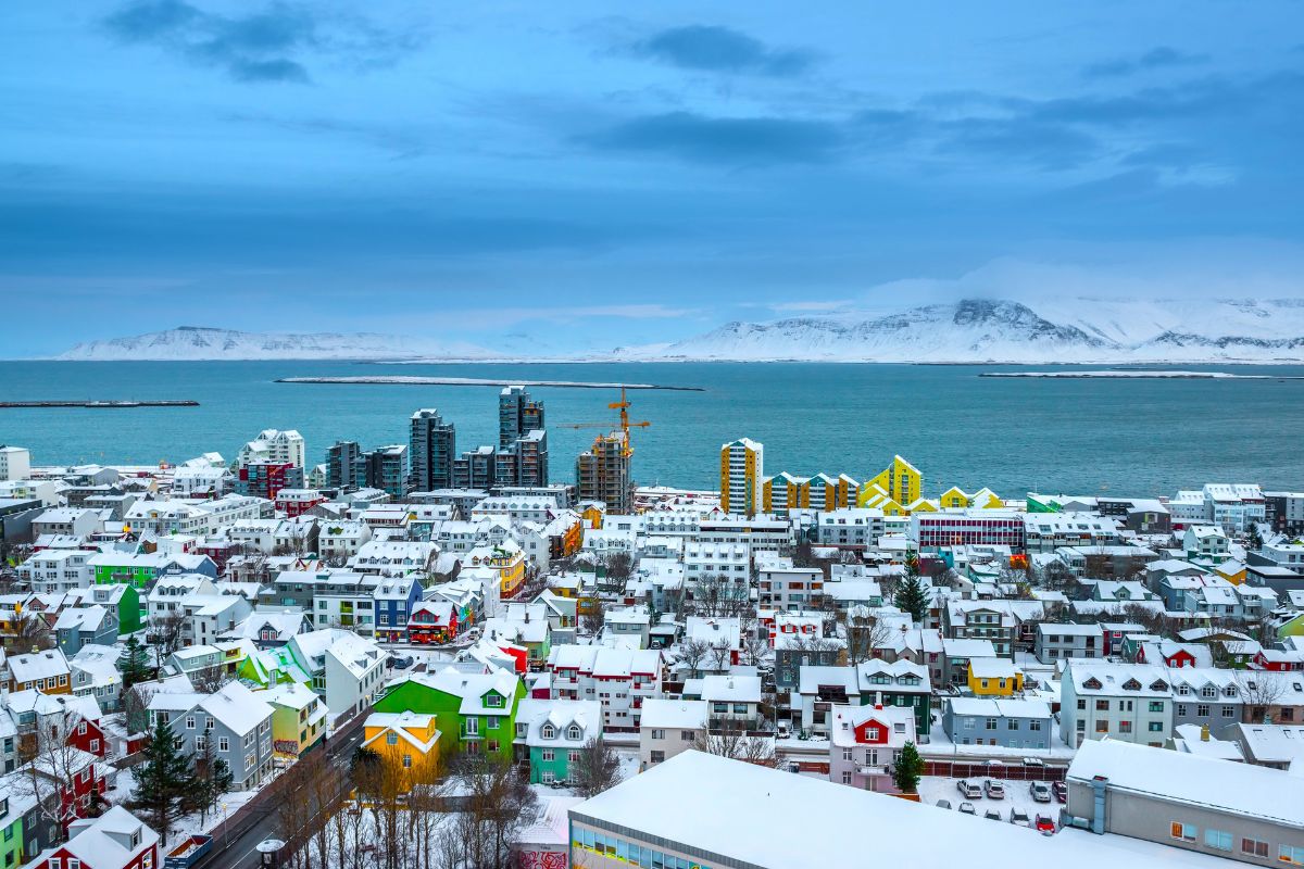Vue panoramique sur Reykjavik