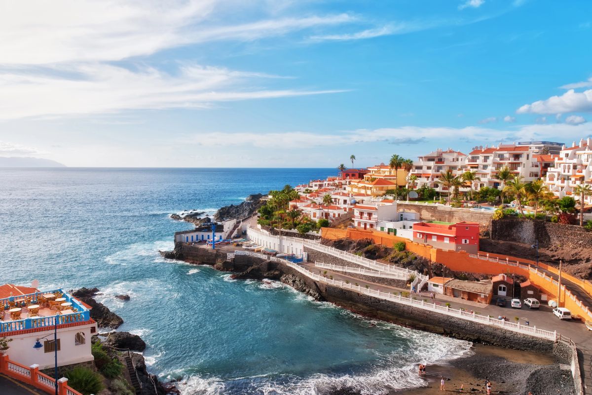 Côte de Tenerife avec vue sur l'océan