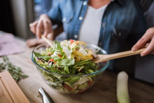 Une salade pour perdre du poids