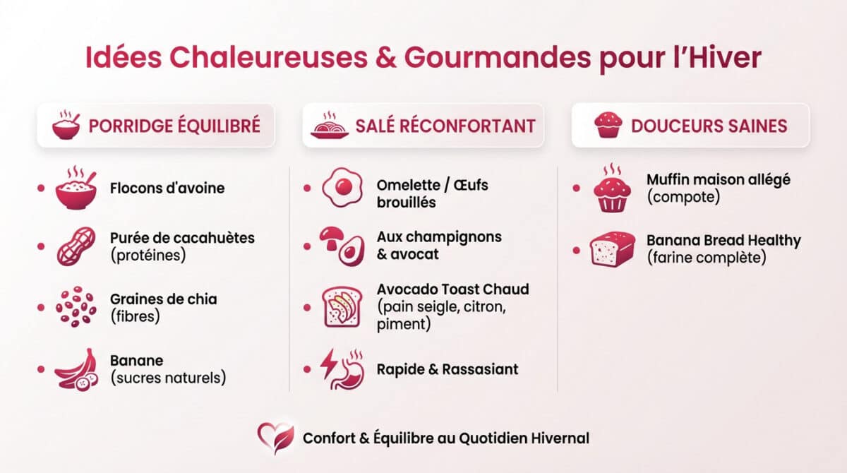 Idées de petit-déjeuner pour l'hiver