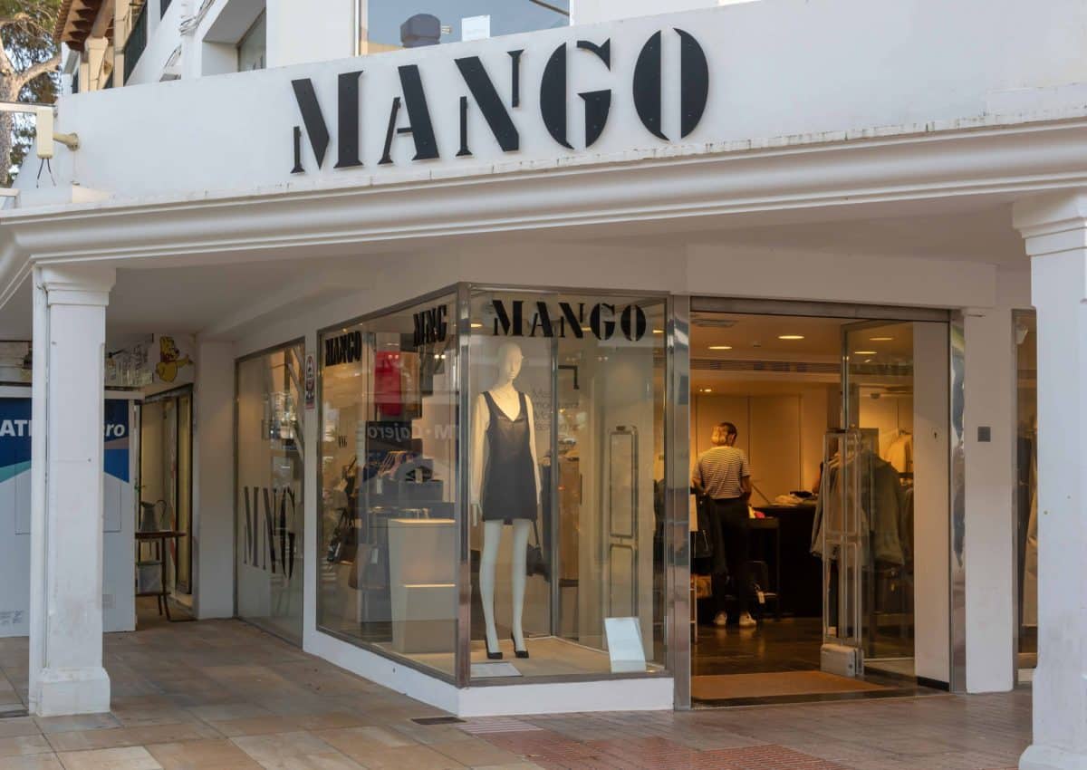 Manteau fourré de chez Mango