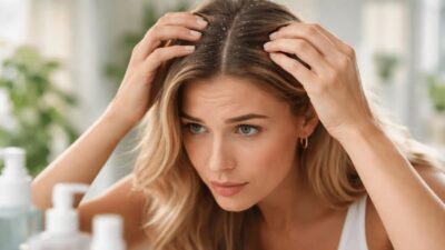 Eliminer les pellicules de ces cheveux
