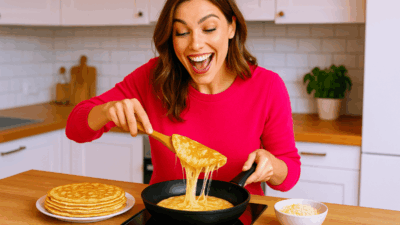 Crêpes au fromage vraiment moelleuses