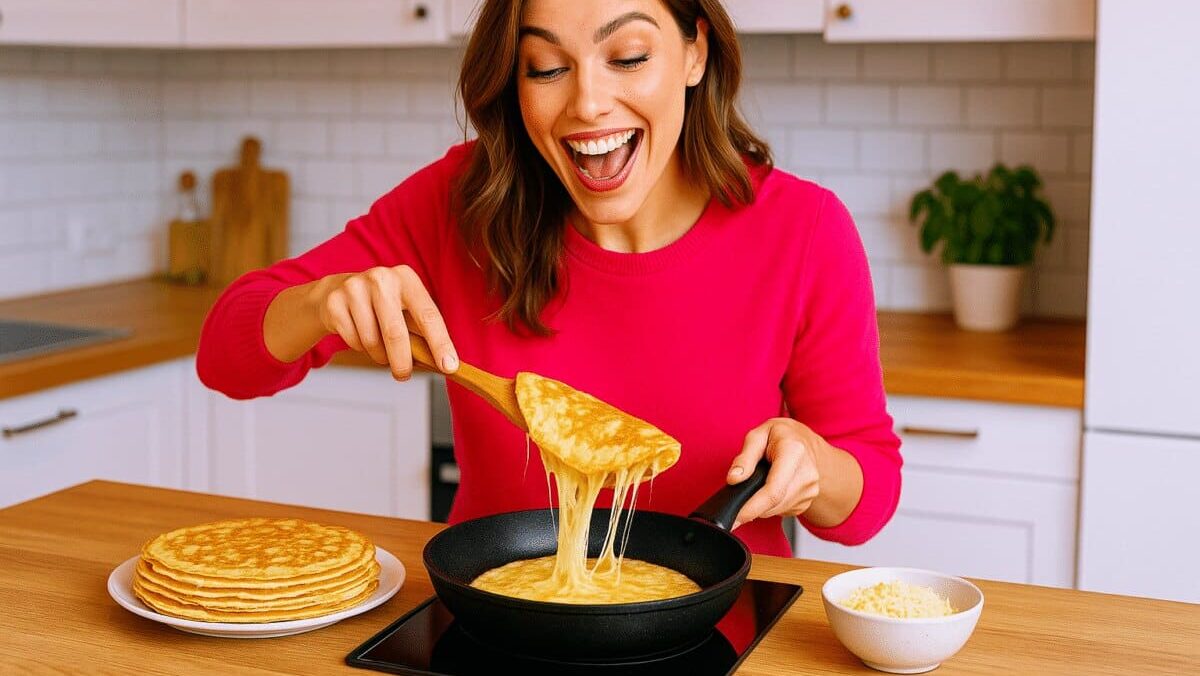 Crêpes au fromage vraiment moelleuses