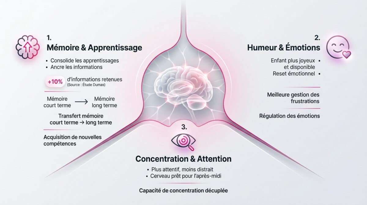 Un cerveau qui mémorise mieux et plus vite