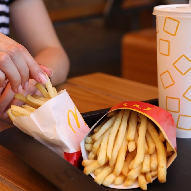 Frites au McDonald's