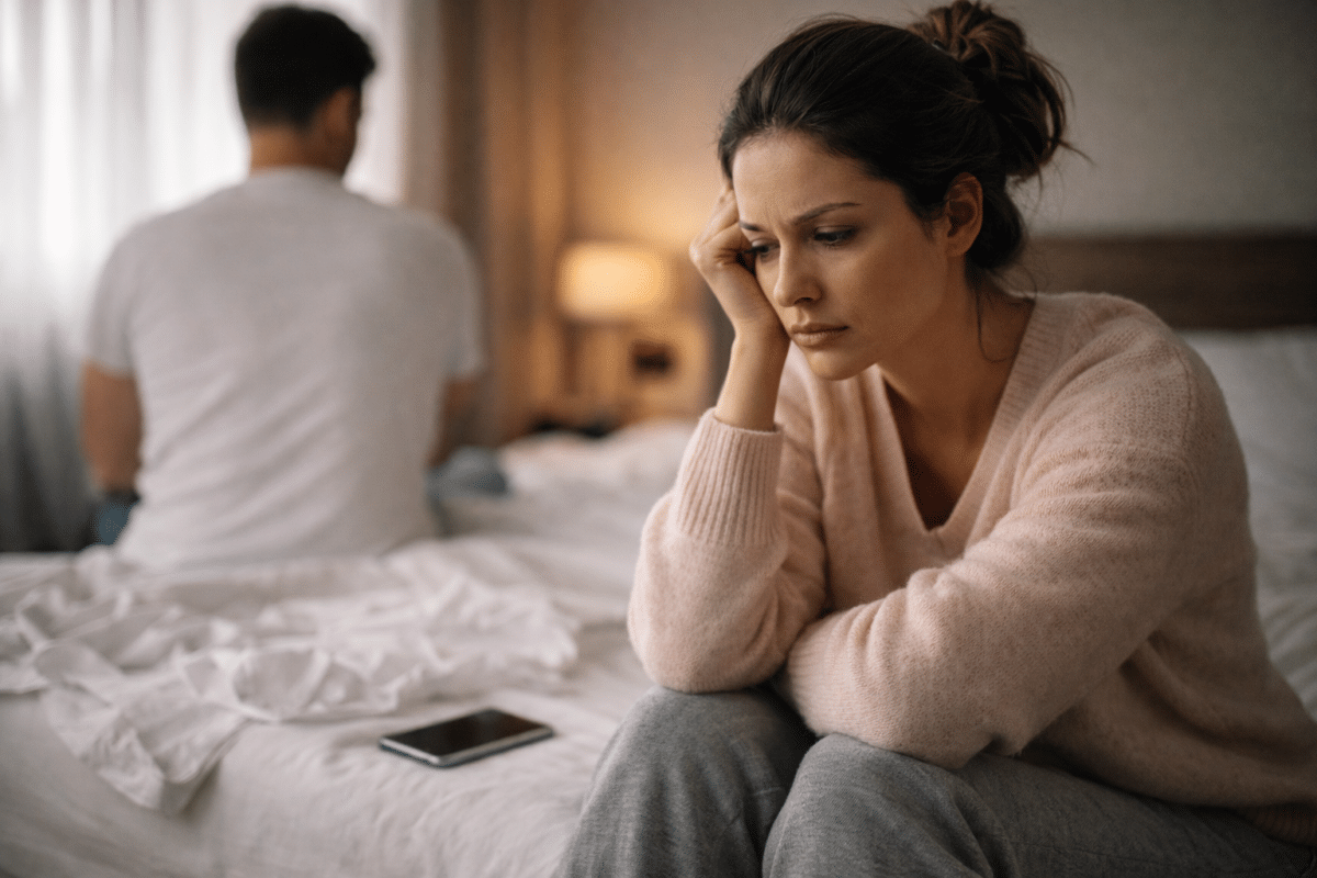 Ne pas réagir immédiatement lors d'une infidélité