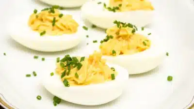 Les oeufs mimosa de Cyril Lignac
