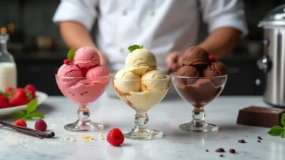 Recettes de glaces maison