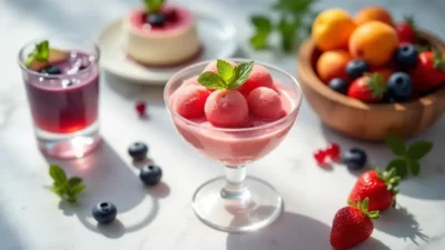 Desserts frais et légers qui vont marquer cette été 2025