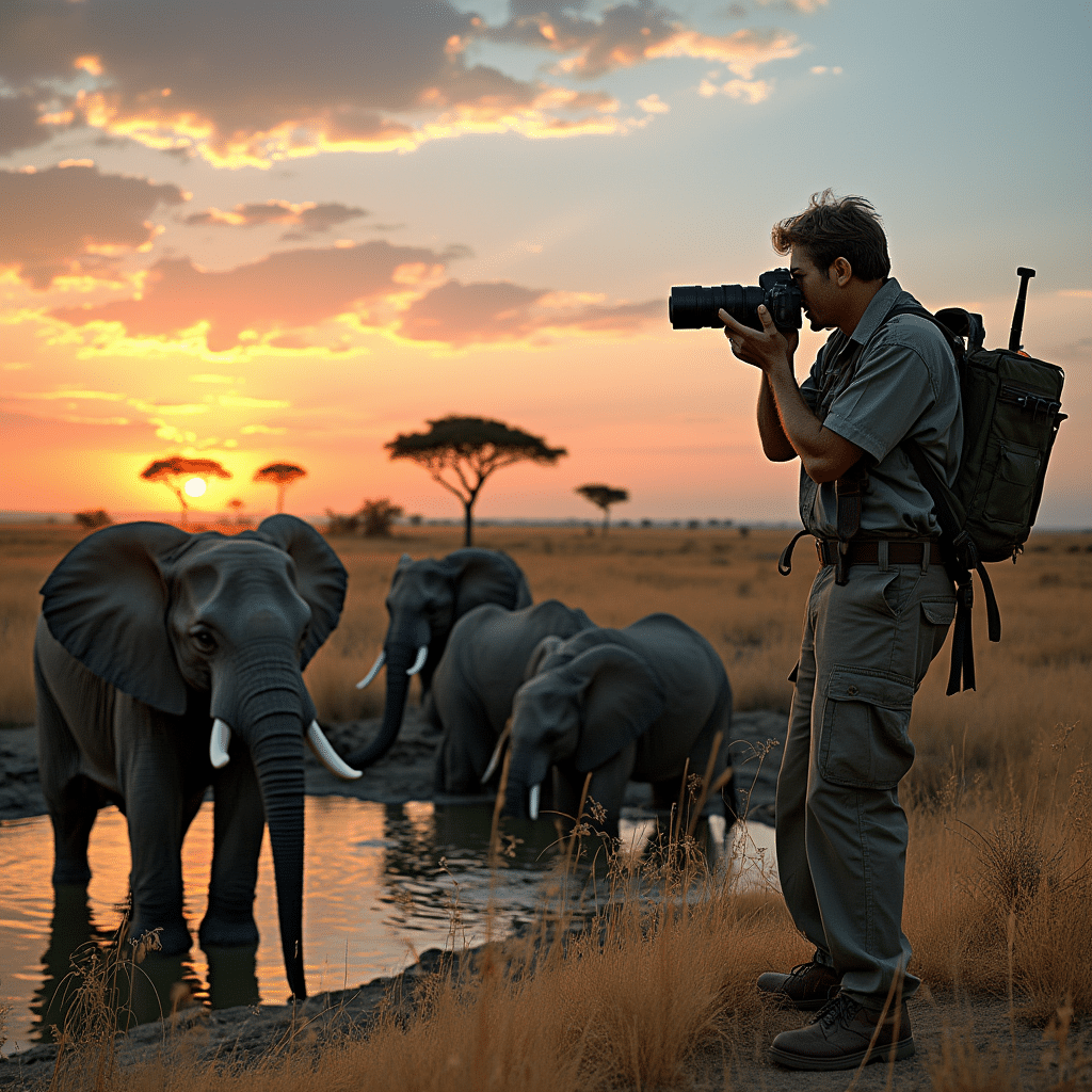 Safari pour voir les éléphants