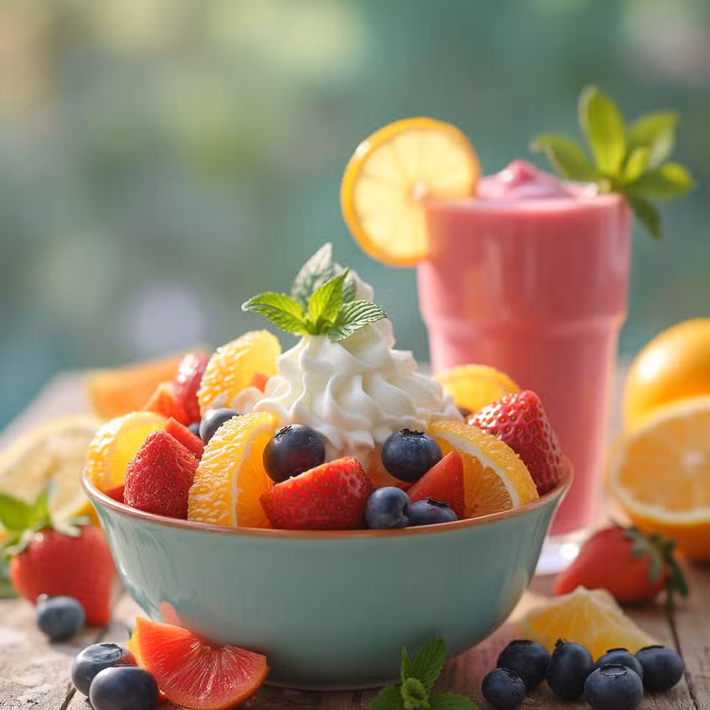 Un dessert frais et léger