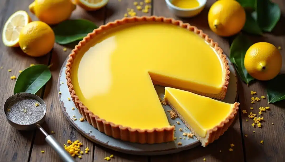 Recette arte au citron sans meringue